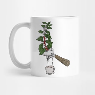 Coffee Plant Sieve Carriers Coffee Design Mug